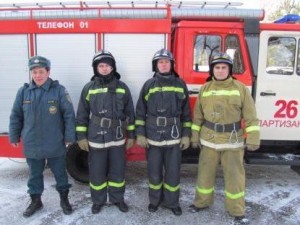 Работу пожарных высоко оценили спасатели международного класса