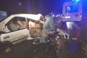 В ДТП на Гоголевской водитель и пассажир чудом остались живы