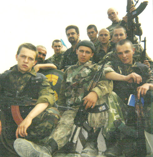 Бойцы внутренних войск. Грозный, 1995 год