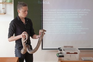 Максим Румянцев несколько лет изучает земноводных, рептилий и насекомых