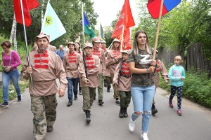 Жителям напомнили о советских традициях шествий и походов к местам боевой славы партизанского движения