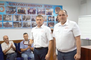 Ведомственной награды удостоен Юрий Колчин – именные часы от начальника Дальневосточной железной дороги