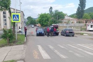 Авария на пересечении переулка Бойкого и улицы Аллилуева
