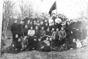 Первые выпускники училища. 1924 год