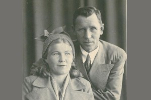 Устин Гайвинис с женой Пелагеей